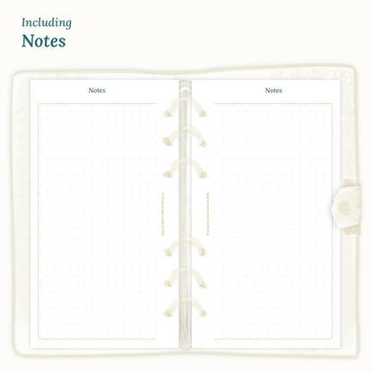 PDF printable planner inserts Notes for 2027 for Personal size Ring Binder