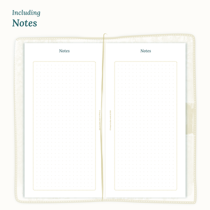 PDF printable planner inserts Notes for 2027 for TN Standard size Traveler's Notebook