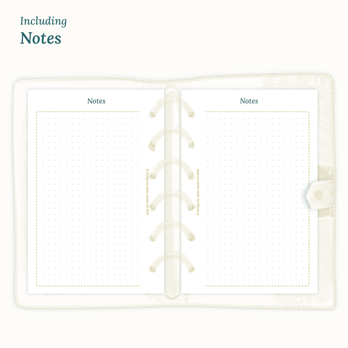 Insert Notes for 2027 PDF printable in Pocket size for Ring Binder
