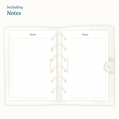 Insert Notes for 2027 PDF printable in Pocket size for Ring Binder