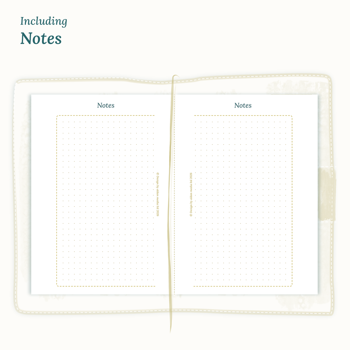Insert Notes for 2027 PDF printable in TN Passport size for Traveler's Notebook