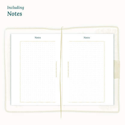 Insert Notes for 2027 PDF printable in TN Passport size for Traveler's Notebook