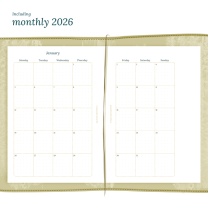 TN A5 | Bundle L | Year at a glance, future log, month on 2 pages & week on 2 pages