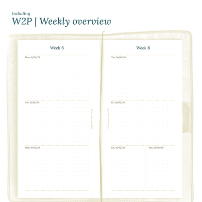 TN Standard | Bundle L | Year at a glance, future log, month on 2 pages & week on 2 pages