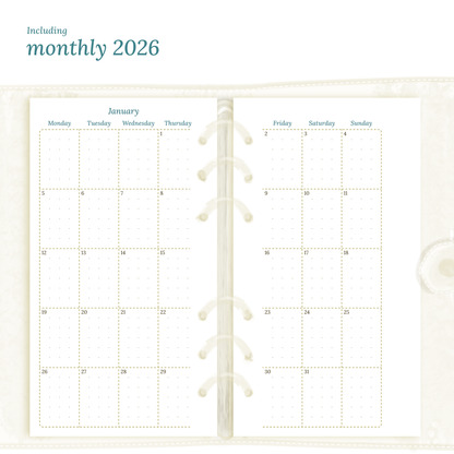 Personal | Bundle XL | Year at a glance, future log, month on 2 pages, week on 2 pages & daily