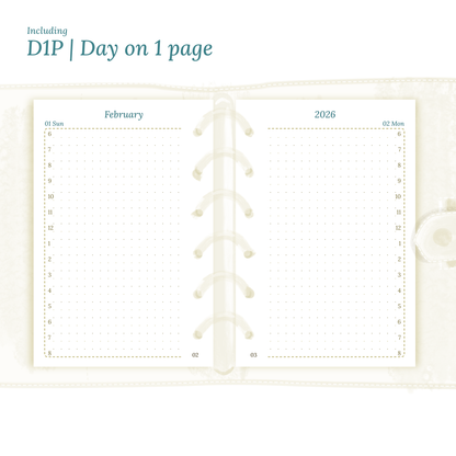 Pocket | Bundle XL | Year at a glance, future log, month on 2 pages, week on 2 pages & daily