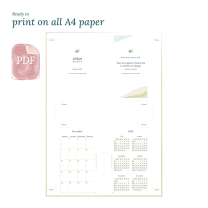 TN Passport | Bundle XL | Year at a glance, future log, month on 2 pages, week on 2 pages & daily