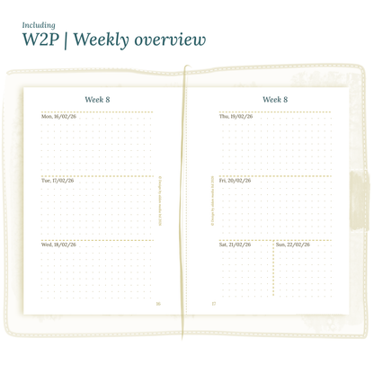 TN Passport | Bundle XL | Year at a glance, future log, month on 2 pages, week on 2 pages & daily
