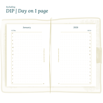 TN Passport | Bundle XL | Year at a glance, future log, month on 2 pages, week on 2 pages & daily