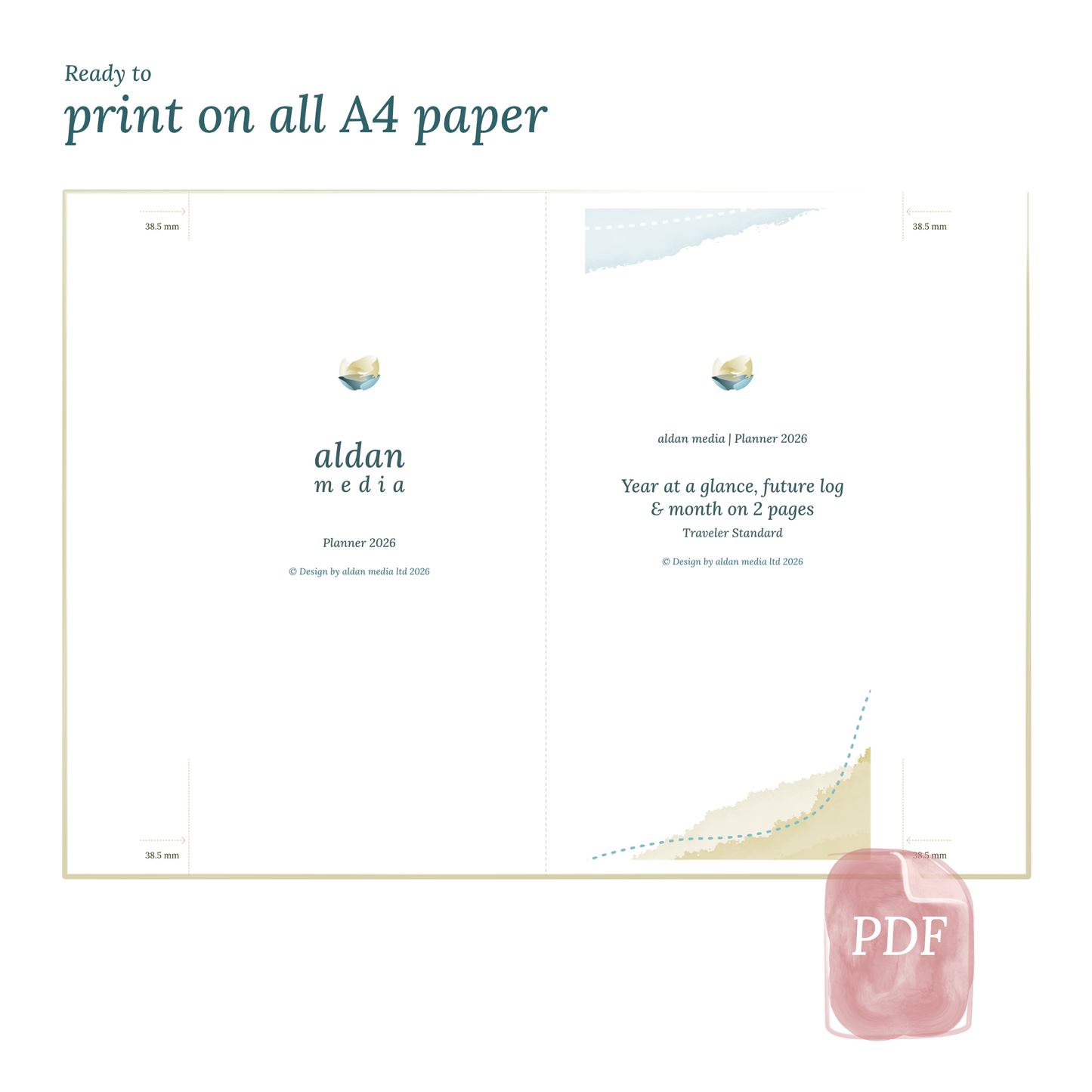 TN Standard | Bundle XL | Year at a glance, future log, month on 2 pages, week on 2 pages & daily