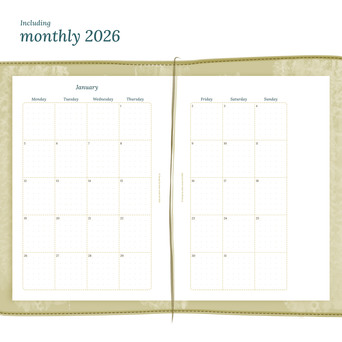 TN A5 | Bundle | Year at a glance, future log & month on 2 pages