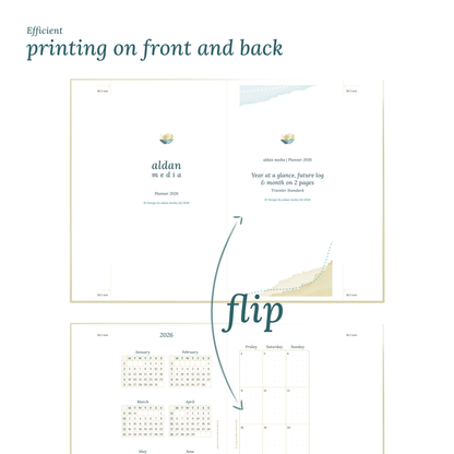 TN Standard | Bundle | Year at a glance, future log & month on 2 pages