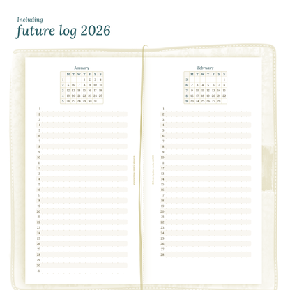 TN Standard | Bundle | Year at a glance, future log & month on 2 pages