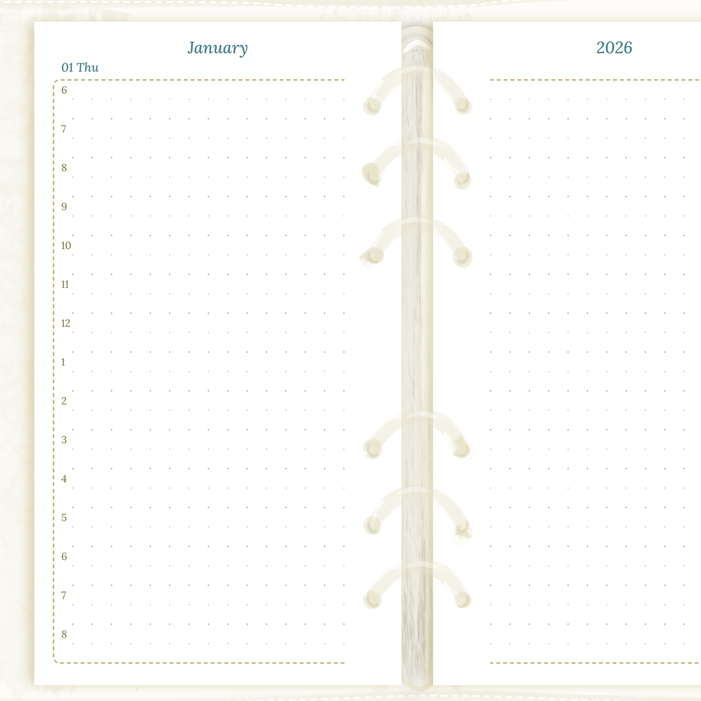 Personal | D1P | Day on 1 page