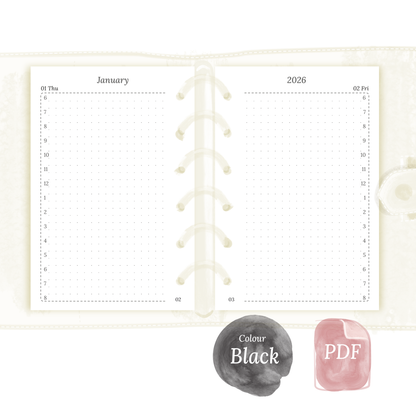 Pocket | D1P | Day on 1 page