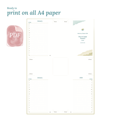 Pocket | D1P | Day on 1 page