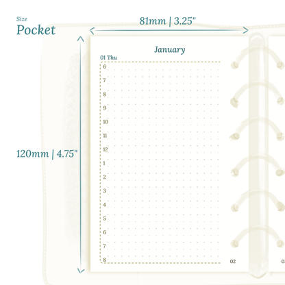 Pocket | D1P | Day on 1 page
