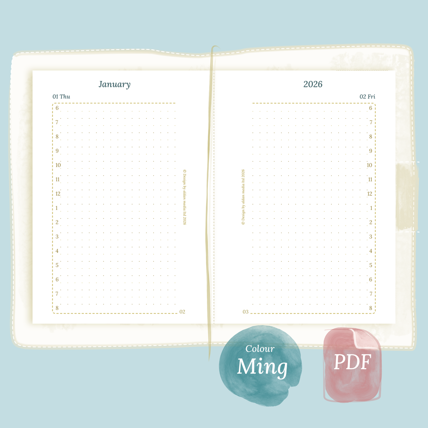 TN Passport | D1P | Day on 1 page