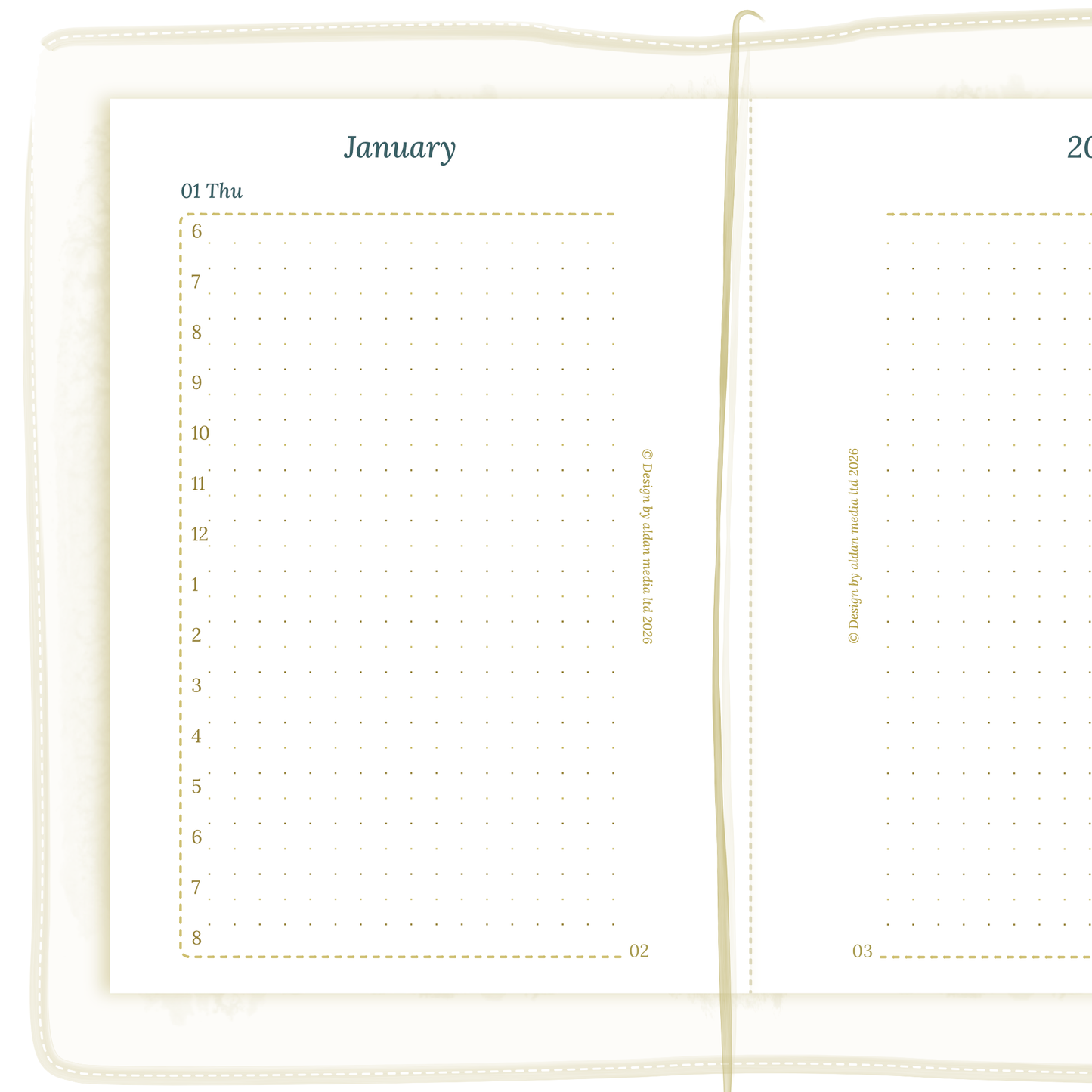 TN Passport | D1P | Day on 1 page