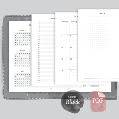 TN Passport | Bundle | Year at a glance, future log & month on 2 pages