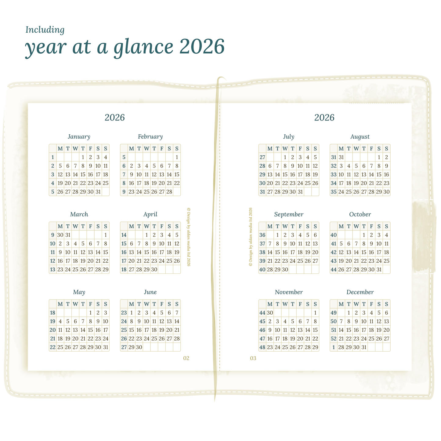TN Passport | Bundle | Year at a glance, future log & month on 2 pages