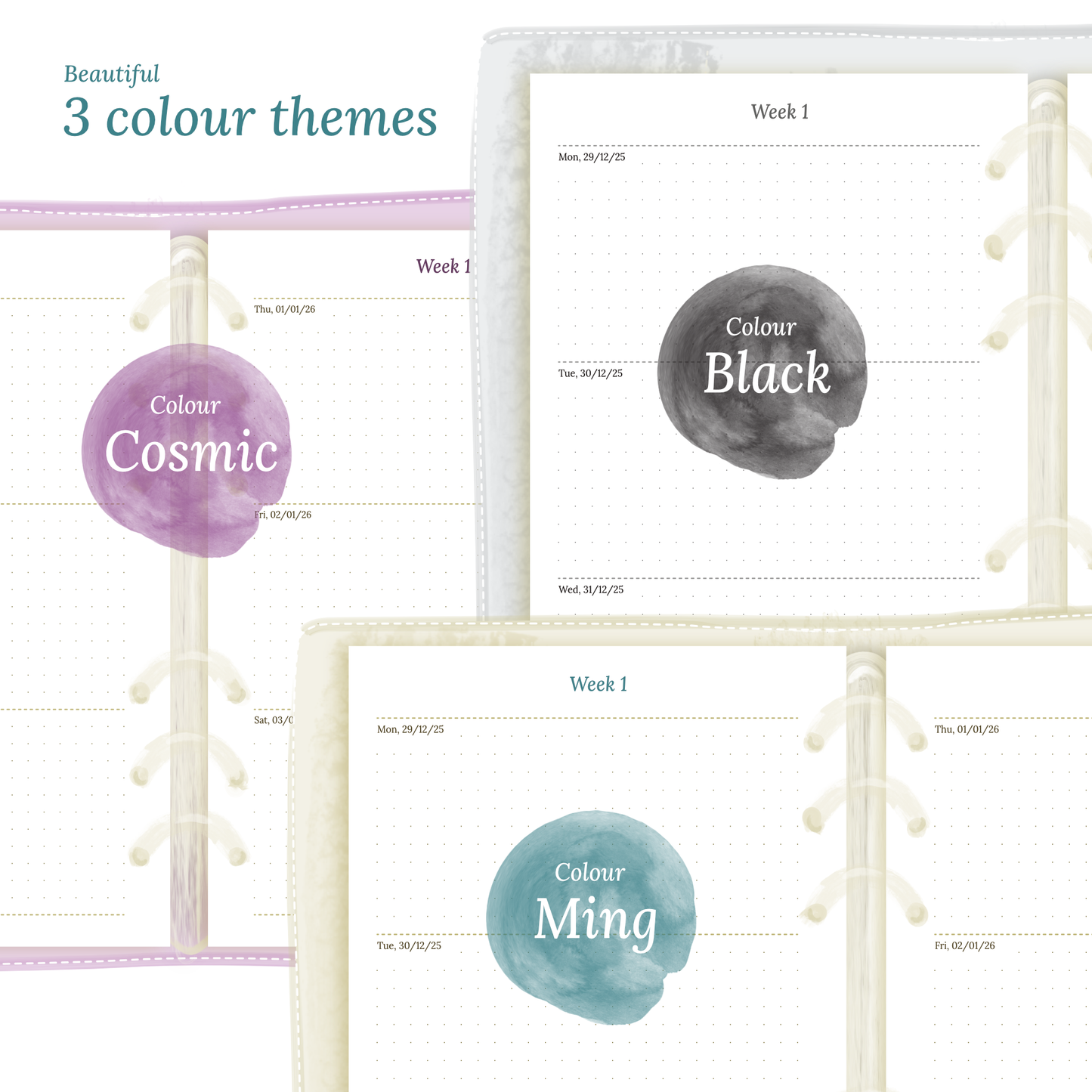 A5 | W2P | Week on 2 pages