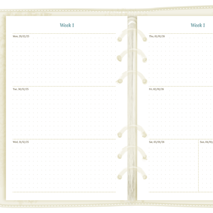 A5 | W2P | Week on 2 pages