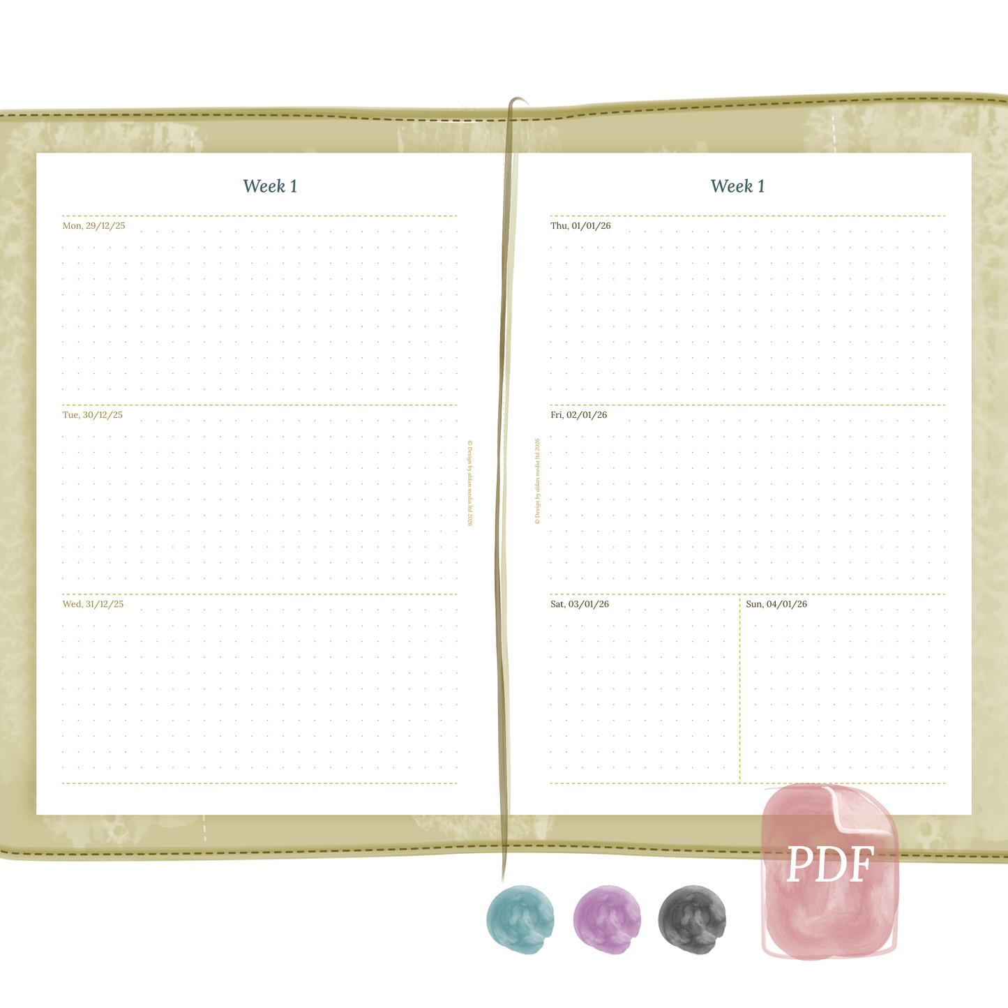 TN A5 | W2P | Week on 2 pages