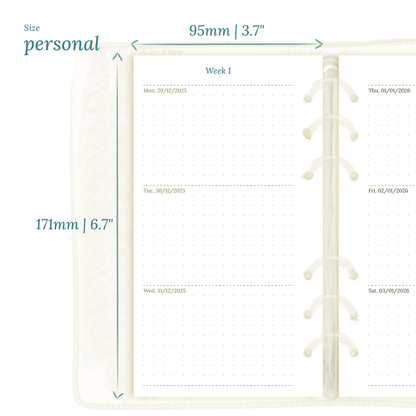Personal | W2P | Week on 2 pages