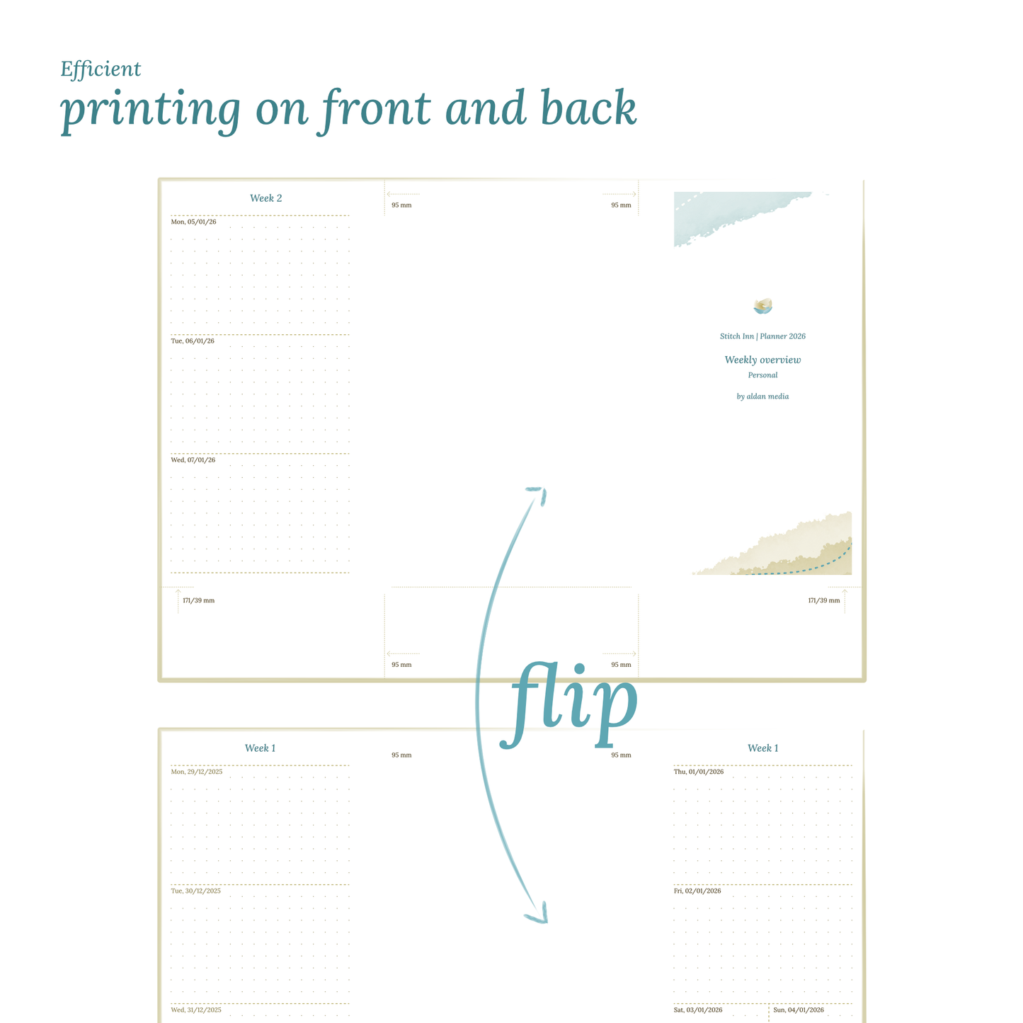Personal | W2P | Week on 2 pages