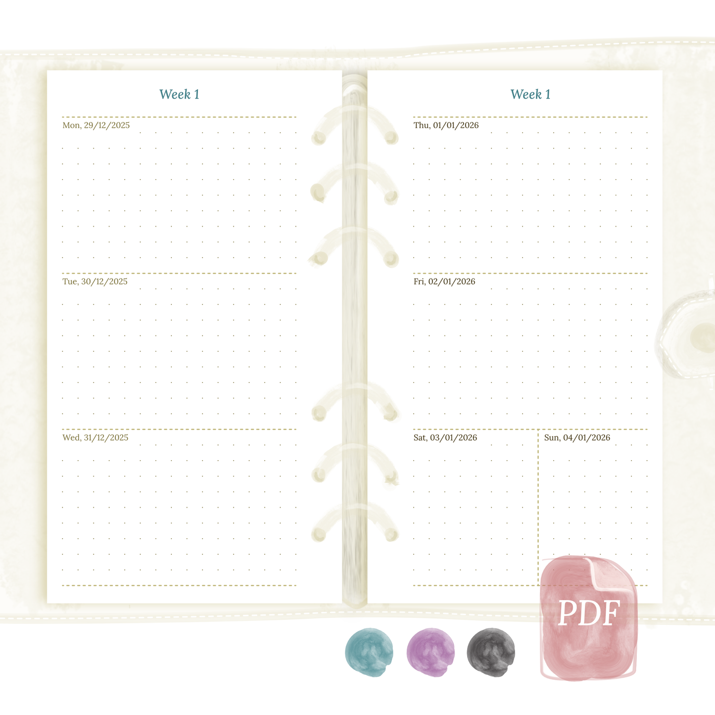 Personal | W2P | Week on 2 pages
