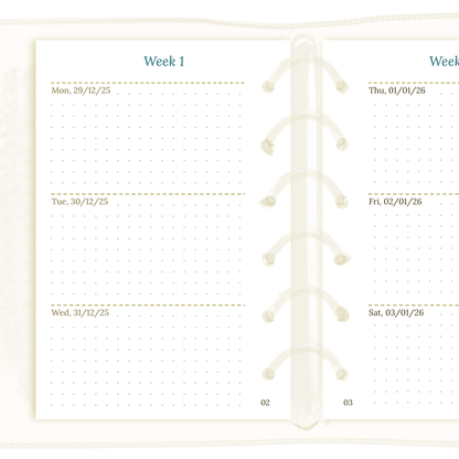 Pocket | W2P | Week on 2 pages