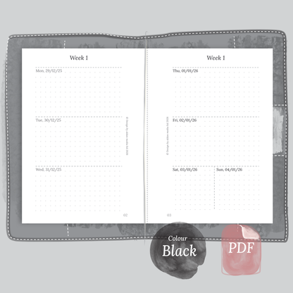 TN Passport | W2P | Week on 2 pages