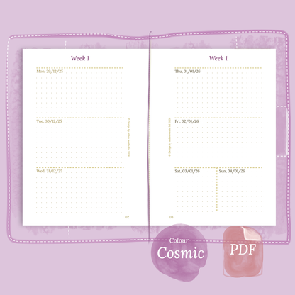 TN Passport | W2P | Week on 2 pages