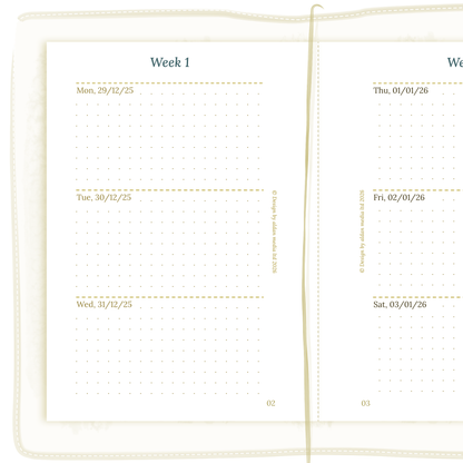TN Passport | W2P | Week on 2 pages