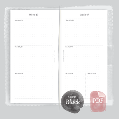 TN Standard | W2P | Week on 2 pages