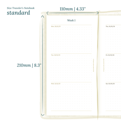TN Standard | W2P | Week on 2 pages